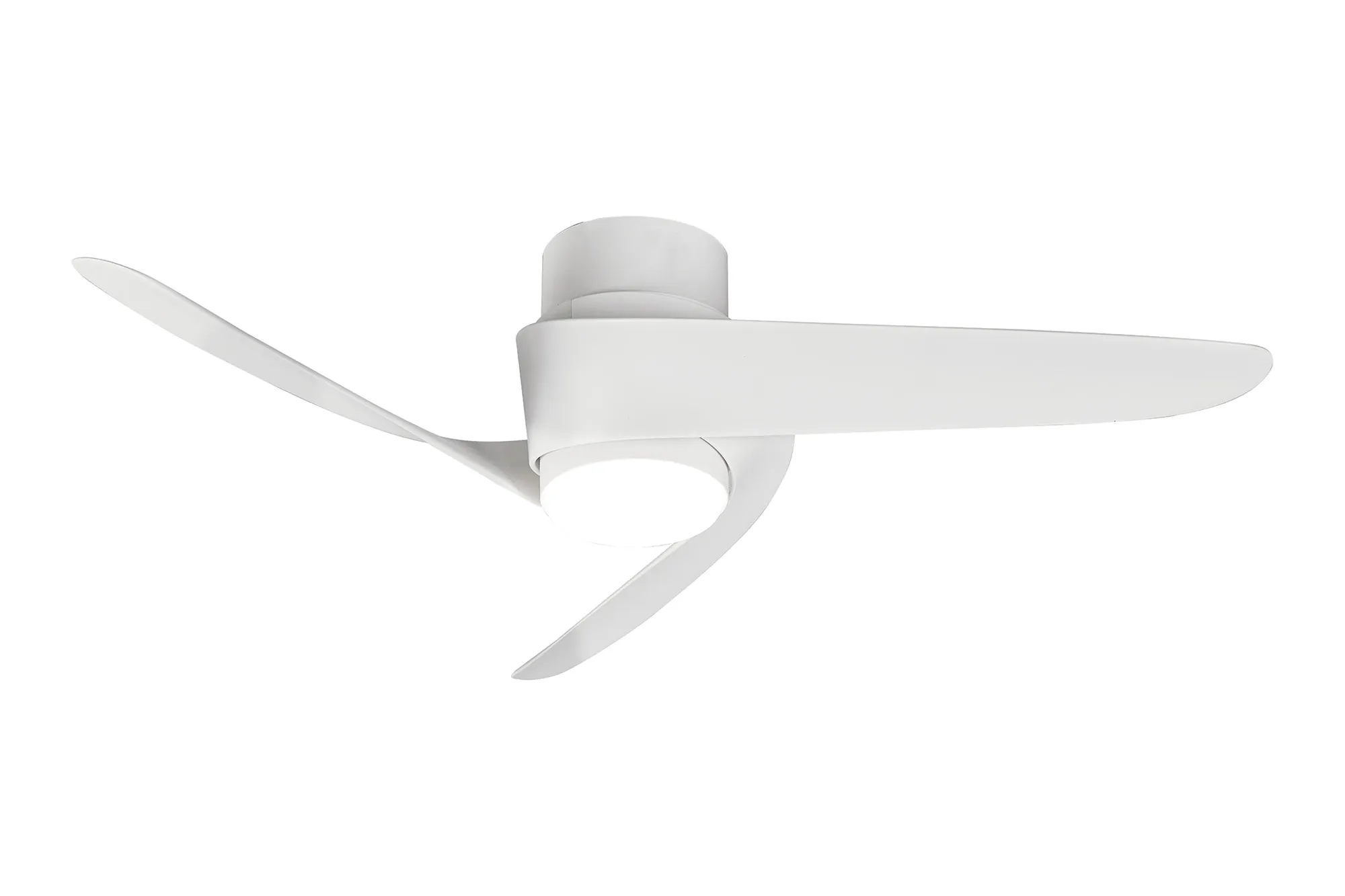 M9066  Groenland S 100cm 24W LED Dimmable Ceiling Light With Built-In 30W DC Fan, 2700-5000K Remote Control, 2640lm, White